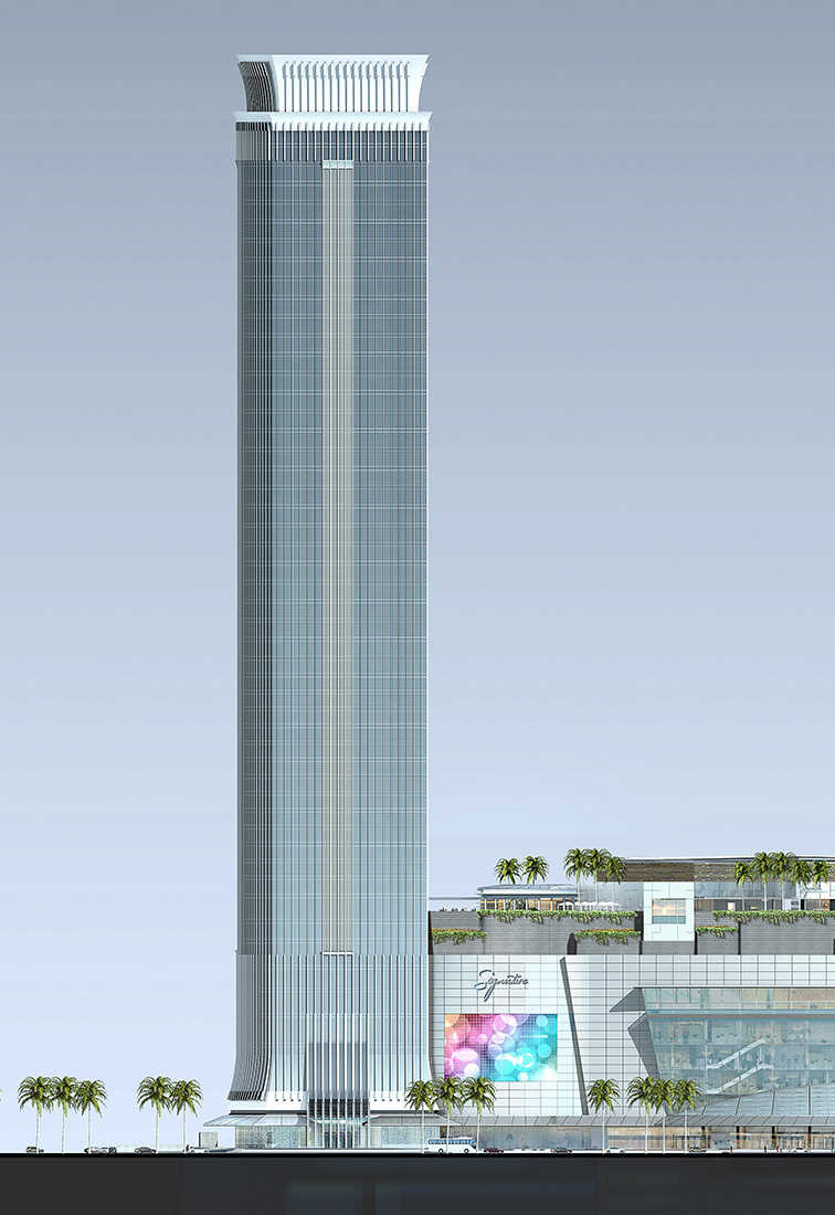 Building Elevation - Enlarged East Elevation - Revenue Tower