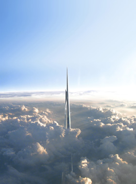 Figure 2: The world’s tallest is set to change yet again in 2018 with the completion of the Kingdom Tower © Adrian Smith + Gordon Gill Architecture