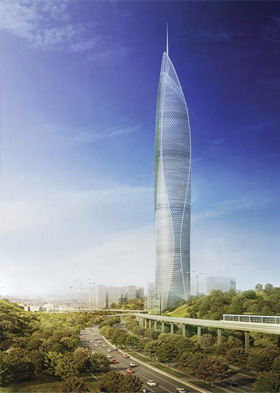 Figure 10: Seoul Light DMC Tower will become a landmark for the city’s skyline © SOM | Giroud Pichot