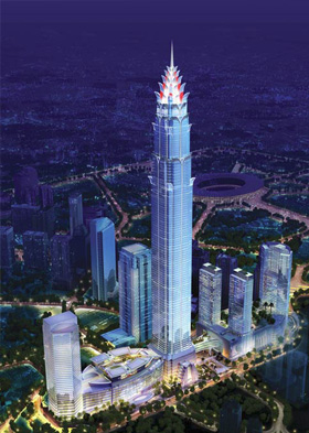 Figure 11: Jakarta is set to contain the world’s 5th tallest building, Signature Tower © Smallwood Reynolds Stewart Stewart